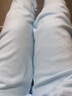 黛芷芙孕妇裤棉春秋冬保暖孕妇秋棉托腹单件孕妇线裤棉毛 蓝色哺乳上衣 XL 实拍图