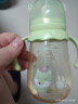小土豆（potato）婴儿ppsu宽口径带手柄重力球吸管奶瓶配L号4个月以上300ml艾青绿 实拍图