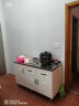 氧露莎不锈钢厨柜厨房柜子灶台一体柜简易厨柜农村组装经济型放碗柜橱柜 120cm三门平面抽屉 实拍图