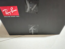 雷朋（RayBan）时尚方框太阳镜黑超墨镜眼镜0RB4401D 渐变601/19黑色镜框浅蓝色镜片 尺寸57 实拍图