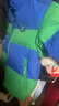 巴拉巴拉童装男童羽绒服儿童撞色面包服冬季保暖立领外套时尚潮流 蓝绿色调-白鸭绒-00384 90 cm充绒量63g 实拍图