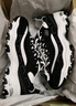 斯凯奇（Skechers）男鞋经典熊猫鞋情侣款复古简约厚底增高运动鞋休闲鞋老爹鞋秋冬季 【四季经典款】黑色/白色/BKW 40 实拍图