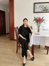 芙琦莱中老年女装妈妈装夏装2025新款棉麻洋气套装50岁阔太太中年阔腿裤 21S870咖啡色HH【免搭套装】 2XL 【建议108-120斤左右】 实拍图