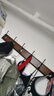 唯妮美（vinme）墙上挂衣钩实木玄关衣帽挂架墙壁门后衣帽钩衣服挂架卧室客厅挂钩 复古色【8钩】店长推荐 强力承重 实拍图