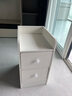 京晴家居（TSING FURNITURE）窄床头柜小型尺寸柜子迷你简约现代置物储物卧室简易夹缝床边柜 暖白双抽25CM 晒图有礼 实拍图