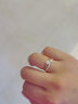 谢瑞麟（TSL）钻石戒指女18K金玫瑰金排钻戒指求婚结婚钻戒63233 11号圈口（20颗钻石,共约12分) 实拍图