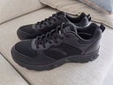 安踏男鞋运动鞋男冬季保暖棉鞋软底跑步鞋黑色鞋子男休闲鞋减震跑鞋子 【店长推荐秋季皮网拼接】 黑武士 42.5 实拍图