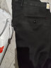 红豆休闲裤男舒适不紧绷秋季商务修身时尚微弹中腰直筒长裤 S1黑色 33 实拍图