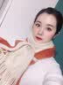 莱维森 围巾女长款披肩秋冬季学生情侣仿羊绒流苏保暖拼色围脖节日礼盒 双色贴标 米+焦糖色 普通装 实拍图
