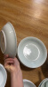 景德镇（jdz）官方陶瓷影青家用白瓷餐具散件可自由组合吃饭碗盘碟子汤碗大汤勺 流影8英寸深盘单个 晒单实拍图