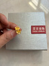 菜百首饰新年礼物黄金耳饰 足金喜福花颜悦色婚庆梅花耳饰 计价 HJ 黄金耳饰 约2.43g 实拍图