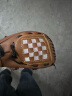 英辉（INVUI）棒球手套投球垒球儿童款加厚耐磨捕手手套（1软棒球） S码 棕色 实拍图