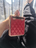 詹博士适用华为Pocket 2手机壳Pocket 2宝盒折叠屏菱格小香风闪钻铰链全包防摔保护壳高级感指环支架女 【酒红色】闪钻皮纹电镀壳 华为Pocket 2 实拍图
