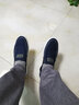 回力一脚蹬男鞋老北京布鞋子男士秋冬季帆布鞋男运动休闲懒人工作板鞋 黑白0009 41 实拍图