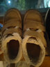 热风（Hotwind）女鞋雪地靴加绒保暖勃肯鞋居家通勤秋冬新款外穿魔术贴乐福鞋棉鞋 02棕色 35 (225mm) 实拍图