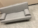 徽月 多功能折叠沙发床两用简易三人位小户型客厅租房家具懒人沙发 烟灰麻布 【乳胶款】1.5米长2扶手2腰枕 实拍图