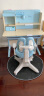 黑白调学习时光儿童学习桌椅套装多功能可升降学生桌椅书桌写字桌家用课桌1.2m蓝 实拍图