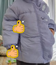 巴拉巴拉童装儿童羽绒服男童女童冬连帽外套加厚宝宝三防萌趣造型 粉紫70011 白鸭绒 120cm 实拍图