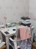 福红龙【现货秒发】电脑桌台式家用现代简约写字桌办公学习简易书桌 暖白色+白架 长100*宽50*高73 实拍图