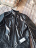 比菲力（BEVERRY）海宁真皮皮衣男绵羊皮男士机车皮夹克外套修身韩版潮新款帅气 黑色 XXXL 实拍图