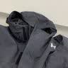 安德玛（Under Armour）UA秋冬ColdGear男子保暖连帽软壳拒水休闲运动夹克外套1371587 黑色002 XL 实拍图