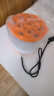 领锐 煮蛋器蒸蛋器自动断电迷你家用蒸蛋羹煮鸡蛋器早餐煮蛋机小型神器 橙色-双层（带碗） 双层 实拍图