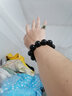 祥祯福珠宝（XIANGZHENFU JEWELRY）玉手链男款A货翡翠墨翠佛珠手串玉石 19-20mm 11颗 实拍图