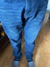 啄木鸟（TUCANO）牛仔裤男士韩版商务休闲裤青年百搭修身直筒长裤子男装 黑蓝 35 实拍图