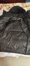啄木鸟羽绒服男中老年人加厚连帽爸爸冬装中年男士外套大码宽松爷爷衣服 短款-虾青色 3XL(建议155-170斤) 实拍图