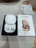 解封者【睡眠无线蓝牙耳机】mini入耳塞式侧睡不压耳创意滑盖设计超长续航适用于安卓苹果运动开车可通话 白色 (触摸款丨不分左右丨配充电仓) 实拍图