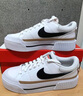 耐克（NIKE）Court Legacy Lift女鞋厚底小白鞋松糕鞋户外运动鞋耐磨潮流板鞋 DM7590-100 35.5 实拍图
