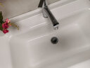 顾家家居（KUKA）浴室柜陶瓷一体盆落地式洗脸手盆柜组合卫生间洗漱台G-06204 80cm|咖灰色|普通镜柜|颜色升级 实拍图