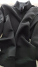 千纸鹤休闲卫衣男春秋款立领拉链上衣服男士立体感提花潮外套15666 01C黑色 XL 实拍图