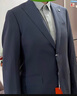威可多（VICUTU）【小蓝西二代】男士西装商务正装礼服外套新郎伴郎结婚西服 西服180B或西裤87 晨雾蓝裤子（2代） 实拍图