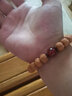 纳悟天然原籽单圈龙鳞纹小金刚菩提子手串 男女士盘玩佛珠文玩送礼品 红玛瑙配珠款 实拍图