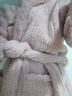 浪莎睡袍女珊瑚绒秋冬季长款睡衣加厚加绒法兰绒浴袍家居服粉色粉色L 实拍图