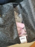 鳄鱼恤冬季新款羊毛双面呢大衣女短款小个子双排扣翻领呢外套 烟灰 L/165 晒单实拍图