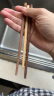 玉米（CORN）实木儿童筷子家用木质宝宝筷4木筷木头小短幼儿园专用6一12岁 晒单实拍图