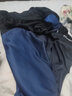 步锐特运动套装男夏季跑步健身服冰丝速干短袖羽毛球服篮球短裤速干衣 蓝色套装 3XL（推荐体重150-170斤） 实拍图