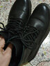 百丽（Belle）复古粗跟马丁靴男休闲工装风机车短靴加绒92267DD0 黑色(8孔)-92427 39 (245mm) 实拍图