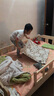 皓冰儿童拼接床婴儿床实木加宽男孩女孩延边带护栏小孩单人床 加厚 四面侧梯+椰棕床垫 200*120*40实木床（可定尺寸） 实拍图