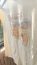 La Chapelle Sport拉夏贝尔纯棉t恤女夏季透气运动宽松短袖女休闲时尚潮牌打底衫女 奶白色(守望麦田) L(推荐115-130斤) 晒单实拍图