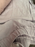 猫人防螨抑菌纯棉女士睡衣女月子服孕妇可哺乳家居服带胸垫紫色2XL 实拍图