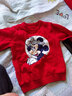 迪士尼宝宝（Disney Baby）迪士尼童装儿童针织衫时尚米奇米妮圆领毛衣纯棉 大红米奇231S1792 130cm 实拍图