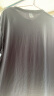 朴奴短袖t恤男士夏季潮牌纯棉上衣服美式五分宽松休闲情侣半袖体恤衫 深灰色 XL【125斤-140斤，优先发货】 实拍图