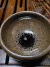 建缘天成 建盏茶杯油滴鹧鸪斑百花兔毫陶瓷杯原矿釉品茗杯精致小盏一口杯 1只金兔毫小束口6.8x4.5 实拍图