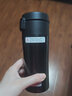 乐扣乐扣（LOCK&LOCK）鎏金杯 一键式弹跳保温杯316不锈钢商务便携保温保冷水杯子360ML LHC3280BLK黑色 实拍图