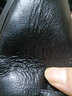 帝洛驰皮鞋男新款真皮商务休闲鞋透气男士休闲皮鞋正装皮鞋结婚鞋子男 黑色 系带 40 皮鞋尺码 实拍图