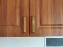 固特（GUTE）复古中式仿古铜明装拉手橱柜抽屉简约小拉手柜门单粒把手 6119黄古色   单孔 实拍图