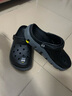 鲨鹈鹕（HAPELICAN）洞洞鞋男2024夏季新款eva防滑包头拖鞋大码增高厚底情侣沙滩凉鞋 迪特黑灰色 41 实拍图